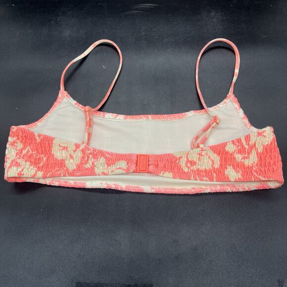 Triangl Inesa Floral Ruched Bikini Pop Soda 2 Pc Cheeky Swimsuit Size SMALL - Picture 3 of 7